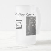 Pennの本部の鉄道の誕生 フロストグラスビールジョッキ (正面右)