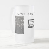 Pennの本部の鉄道の誕生 フロストグラスビールジョッキ (正面左)