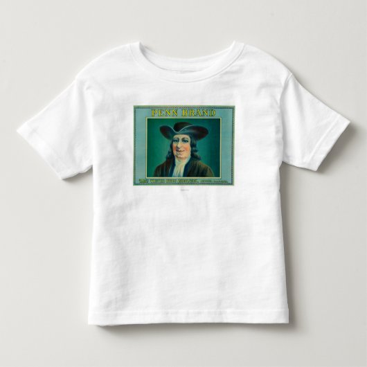PennレモンLabelWhittier、カリフォルニア トドラーTシャツ (正面)