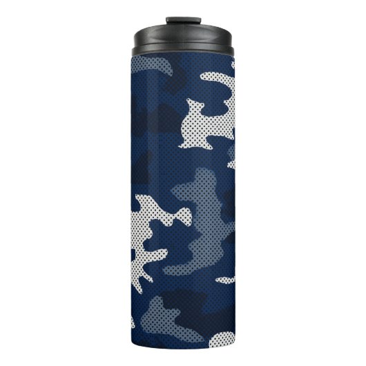 Penn State Navy & White  Camo Printed  タンブラー (正面)