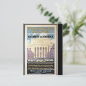Penn Station, Gateway To America 1929はがき ポストカード (スタンド正面)
