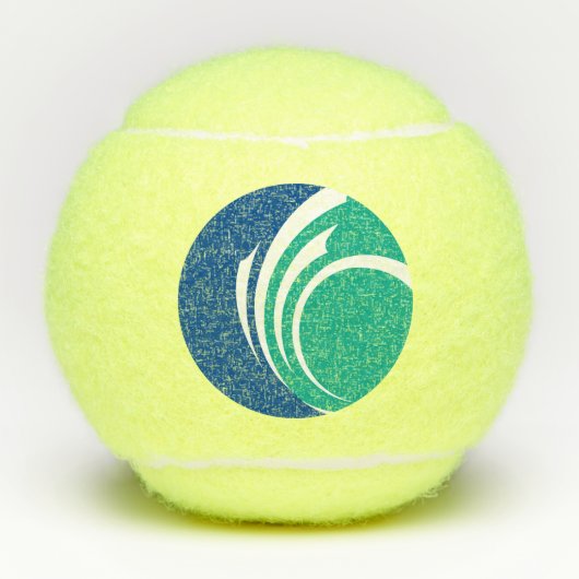 Penn tennis ball with flag of Ottawa, Canada テニスボール (正面)