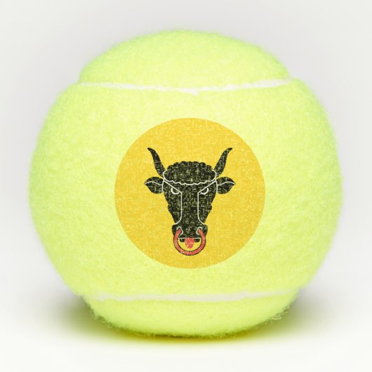 Penn tennis ball with flag of Uri, Switzerland テニスボール (正面)