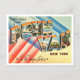 Penn Yan, New York, Finger Lakes ポストカード
