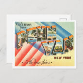 Penn Yan, New York, Finger Lakes ポストカード (正面/裏面)