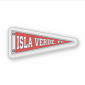 Pennant of Isla Verde, Puerto Rico シール (正面)
