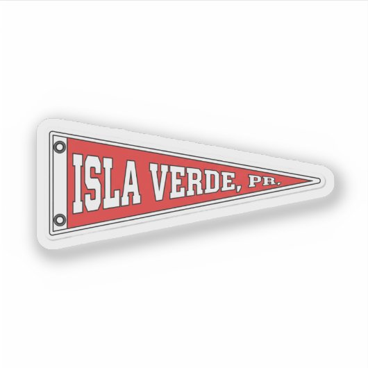 Pennant of Isla Verde, Puerto Rico シール (正面)