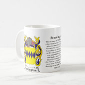 Pennington、起源、意味および頂上 コーヒーマグカップ (正面左)