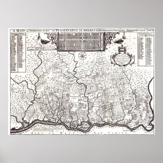 Pennsylvania Colony 1687 ポスター (正面)