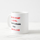 pennsylvania fan, loyal コーヒーマグカップ (正面左)