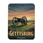 Pennsylvania Gettysburg Travel マグネット (縦)