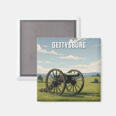 Pennsylvania Gettysburg Travel マグネット (正面/裏面)