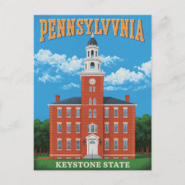 Pennsylvania Keystone State ポストカード