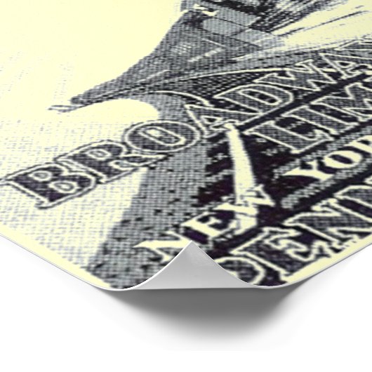 Pennsylvania Railroad Broadway Limited 1929 ポスター (角)