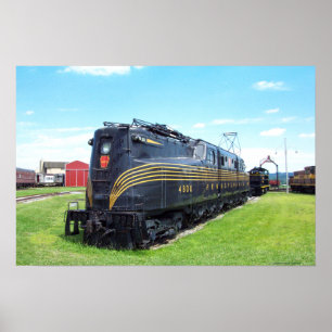 Pennsylvania Railroad Locomotive GG-1 #4800 ポスター
