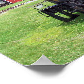 Pennsylvania Railroad Locomotive GG-1 #4800 ポスター (角)