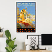 Pennsylvania Railroad to Atlantic City Poster ポスター (ホームオフィス)