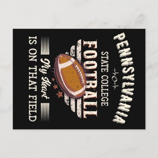 Pennsylvania State College American Football ポストカード (正面)