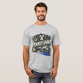 Pennsylvania State Heritage Liberty Bell Art Tシャツ (正面フル)