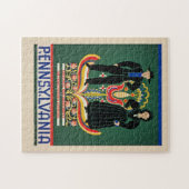 Pennsylvania, vintage travel poster, ジグソーパズル (横)