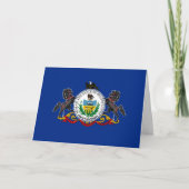 Pennsylvanian Flag & Seal, Flag of Pennsylvania カード (正面)