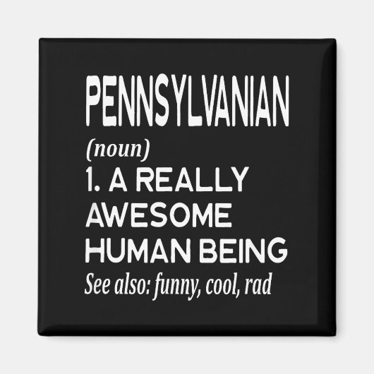 Pennsylvanian Pennsylvania Pa Philly Philadelphia  マグネット (正面)