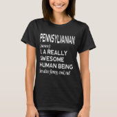 Pennsylvanian Pennsylvania Pa Philly Philadelphia Tシャツ (正面)