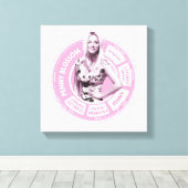 Penny Blossom Infoグラフィック キャンバスプリント (インサイチュ (ウッドフロア))