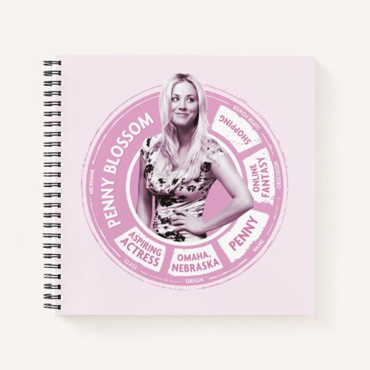 Penny Blossom Infoグラフィック ノートブック (正面)