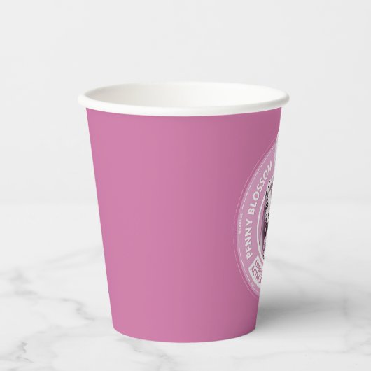 Penny Blossom Infoグラフィック 紙コップ (正面)