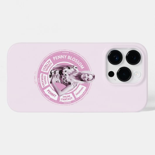 Penny Blossom Infoグラフィック Case-Mate iPhoneケース (裏面 (横))