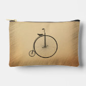 Penny-Farthing High-Wheel Antique Bicycle Rustic アクセサリーポーチ (正面)