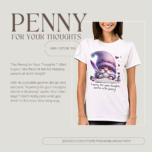 Penny For Your Thoughts Tシャツ
