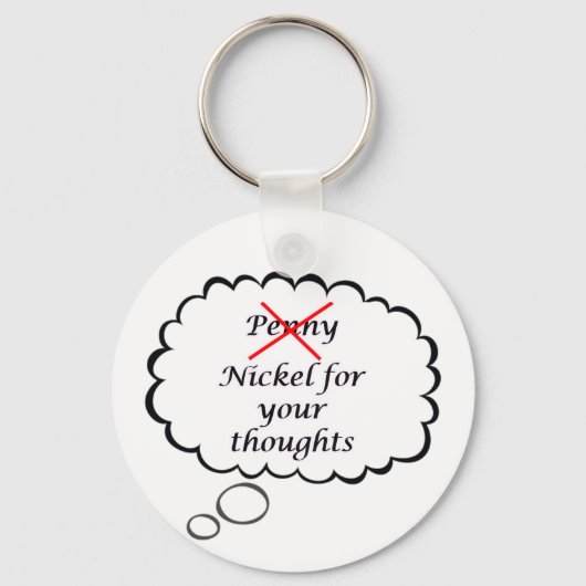 Penny/Nickel Thought Keychain キーホルダー (正面)