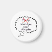 Penny/Nickel Thought Magnet マグネット (正面)