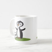 Penquinのサッカー コーヒーマグカップ (正面左)