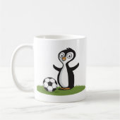 Penquinのサッカー コーヒーマグカップ (左)