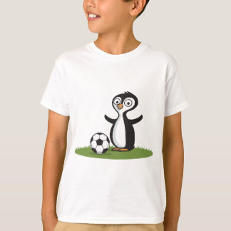 Penquinのサッカー Tシャツ