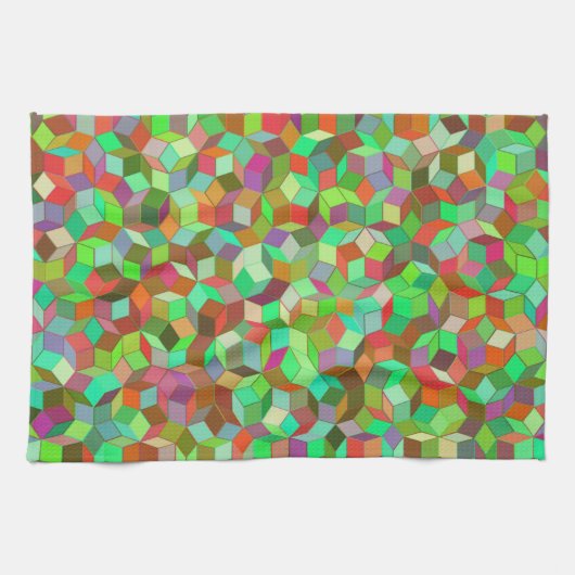 Penroseのタイルタオル キッチンタオル (横)