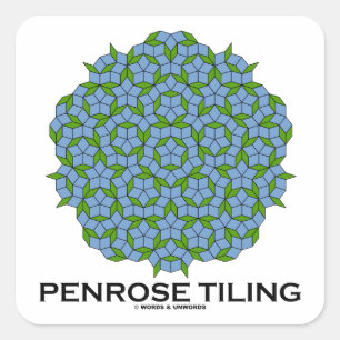 Penroseのタイル(5重の対称) スクエアシール