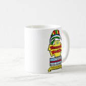 Pensacolaのビーチの印のコーヒー・マグ コーヒーマグカップ (正面右)