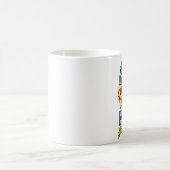 Pensacolaのビーチの印のコーヒー・マグ コーヒーマグカップ (中央)