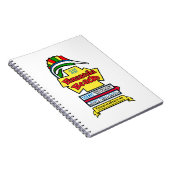 Pensacolaのビーチの印の螺線形ノート ノートブック (右側)