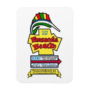 Pensacolaのビーチの印の適用範囲が広い磁石 マグネット