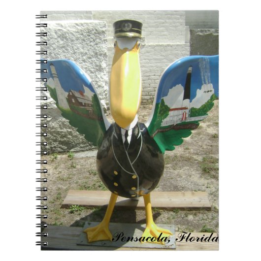 Pensacolaのペリカン ノートブック (正面)