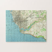 Pensacolaフロリダ(1944年)のヴィンテージの地図 ジグソーパズル (横)