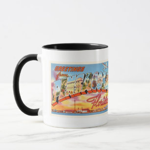 PensacolaフロリダFLの古いヴィンテージ旅行記念品 マグカップ
