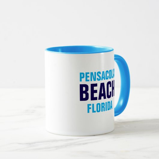 Pensacola Beach Florida Coffee Mug マグカップ (正面右)