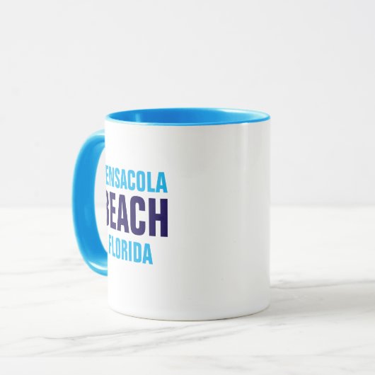 Pensacola Beach Florida Coffee Mug マグカップ (正面左)