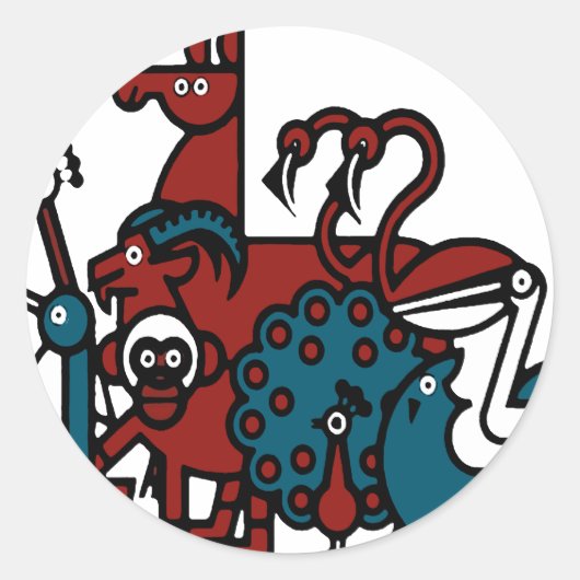 Penscynorのデザイン ラウンドシール (正面)